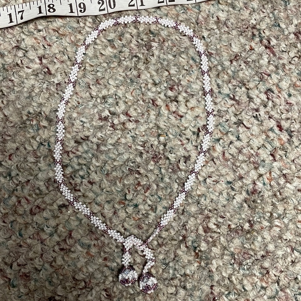 Hand beaded necklace